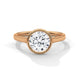 Prismatic Echo Round Diamond Ring
