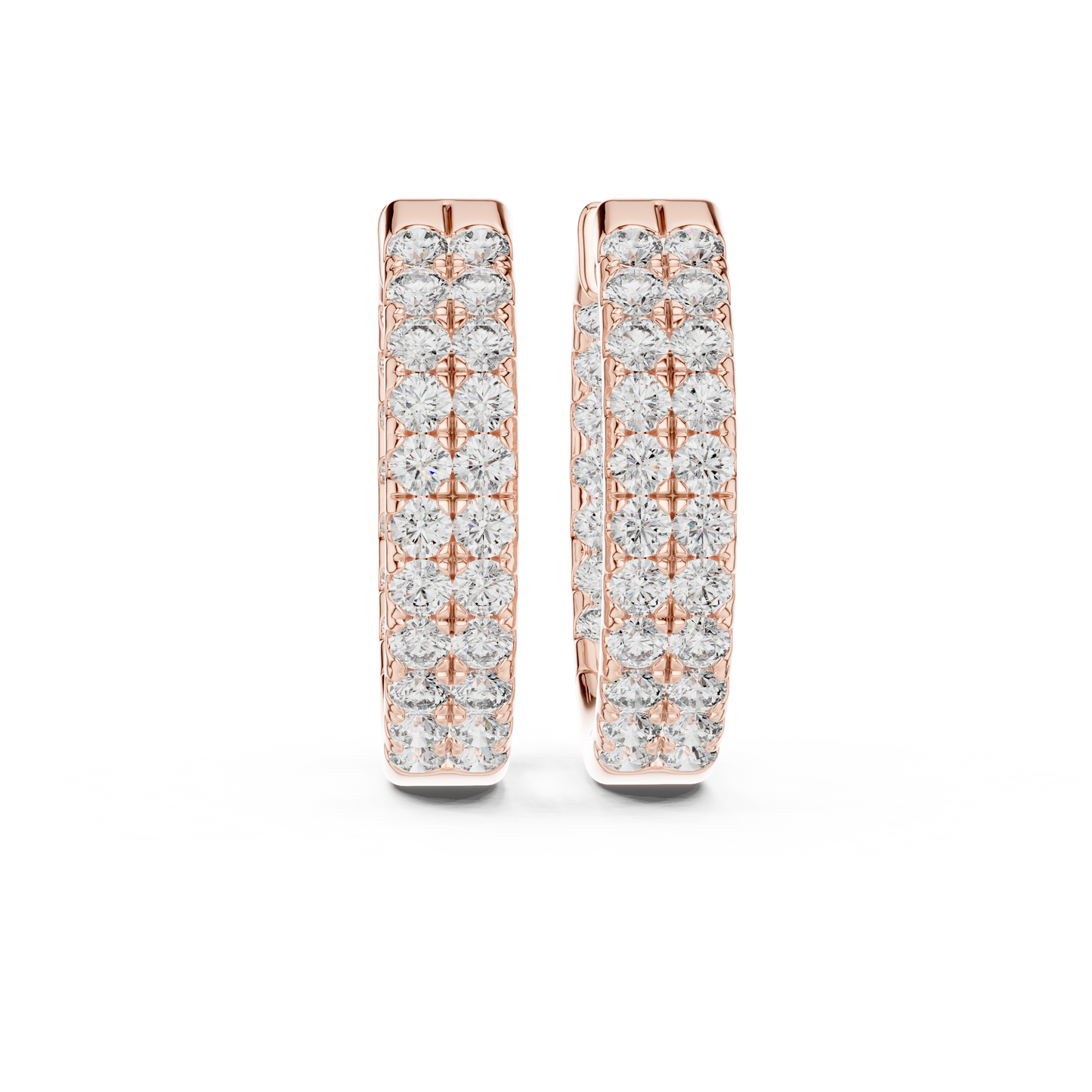 Grandeur Diamond-Encrusted Hoops