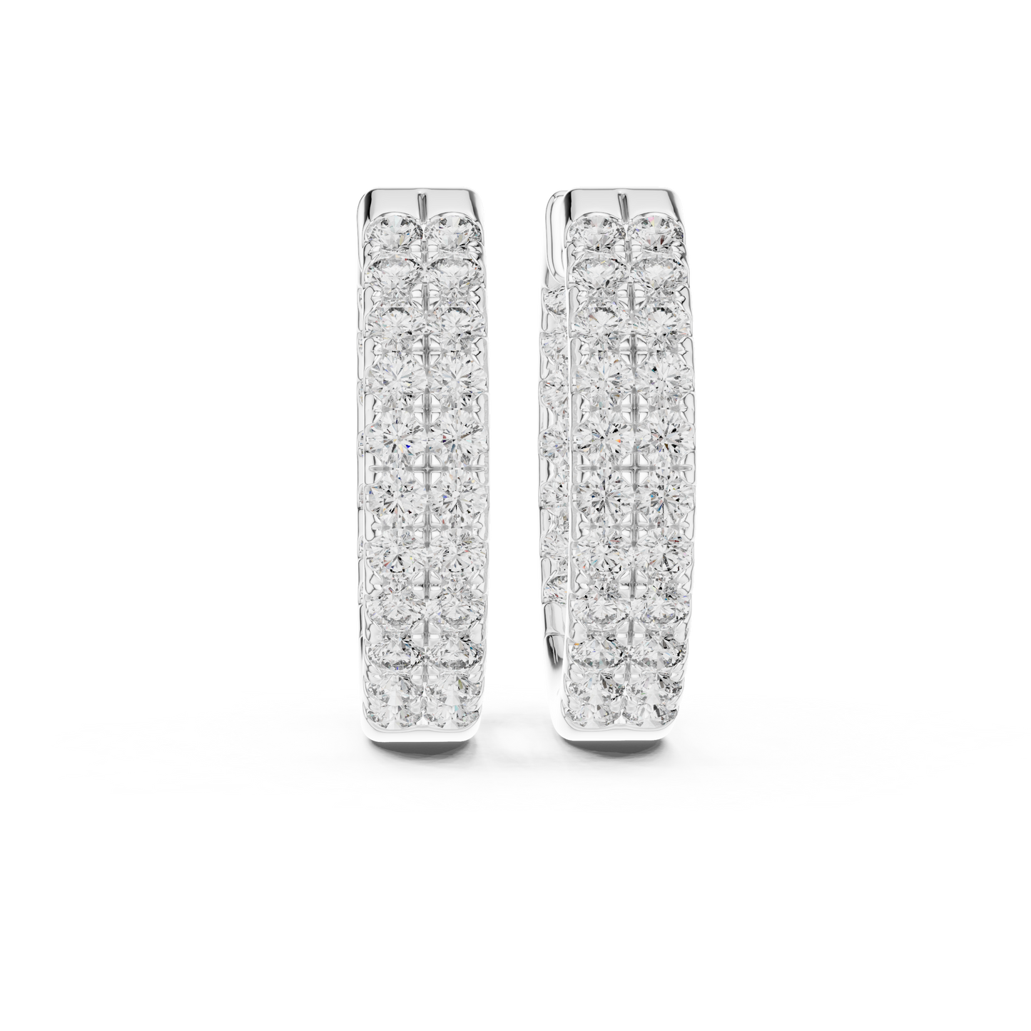 Grandeur Diamond-Encrusted Hoops
