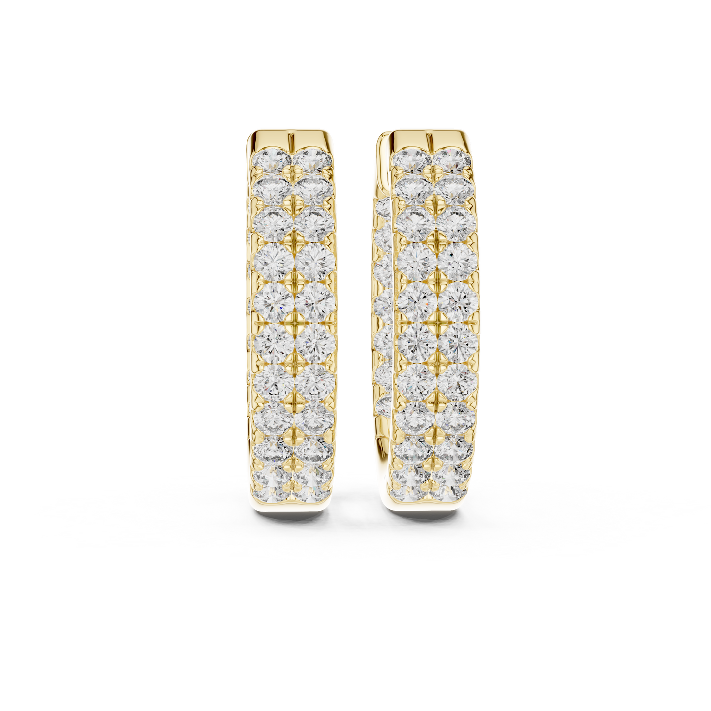 Grandeur Diamond-Encrusted Hoops