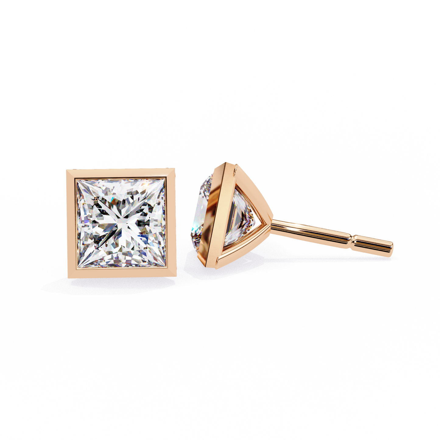 The Majesty Princess Solitaire Studs