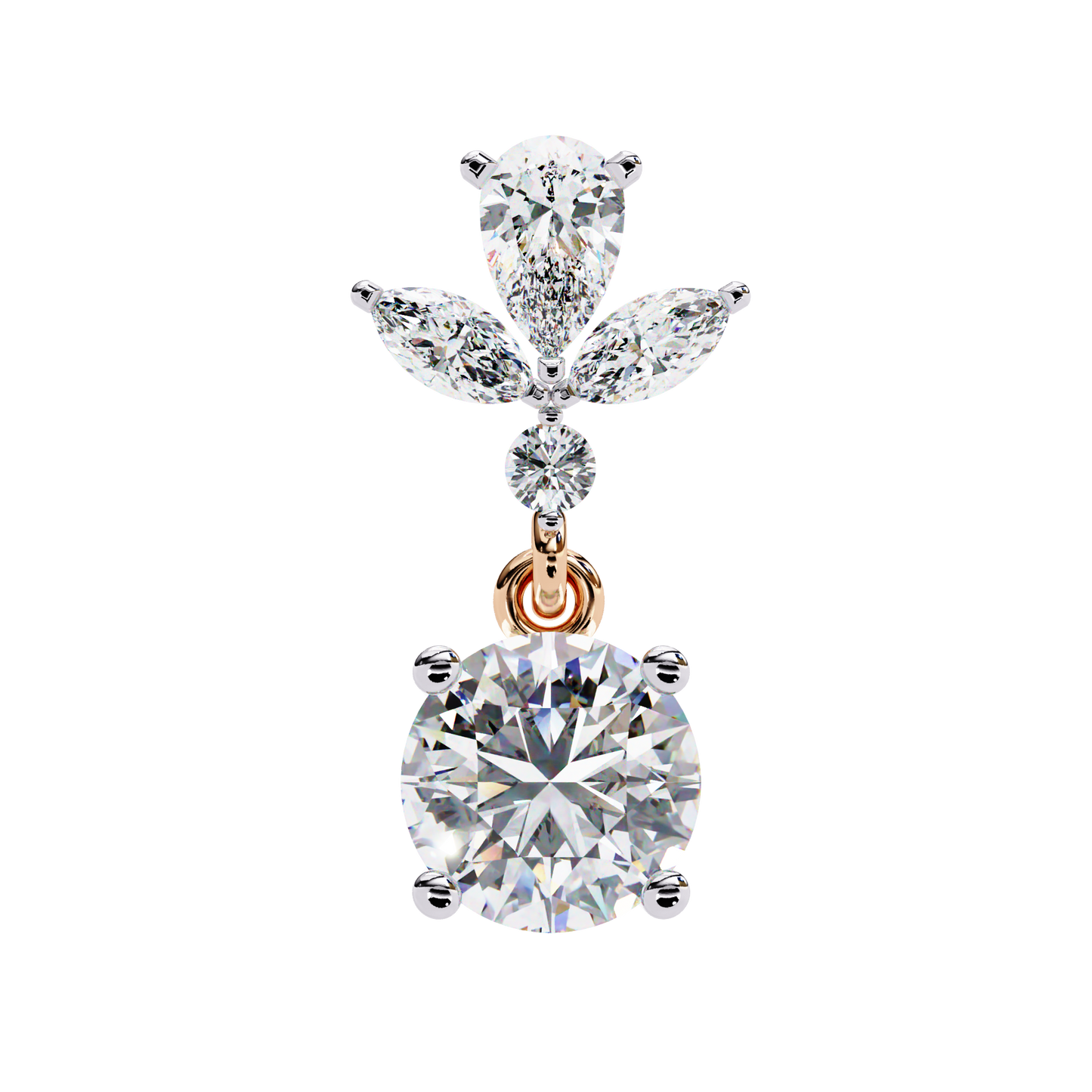 Eternal Drop Solitaire Earrings