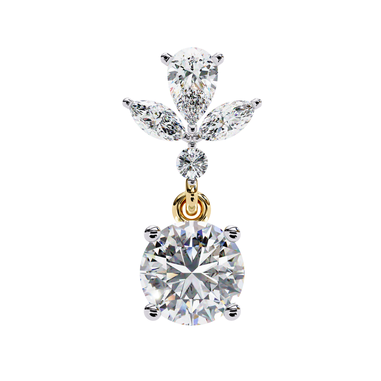 Eternal Drop Solitaire Earrings