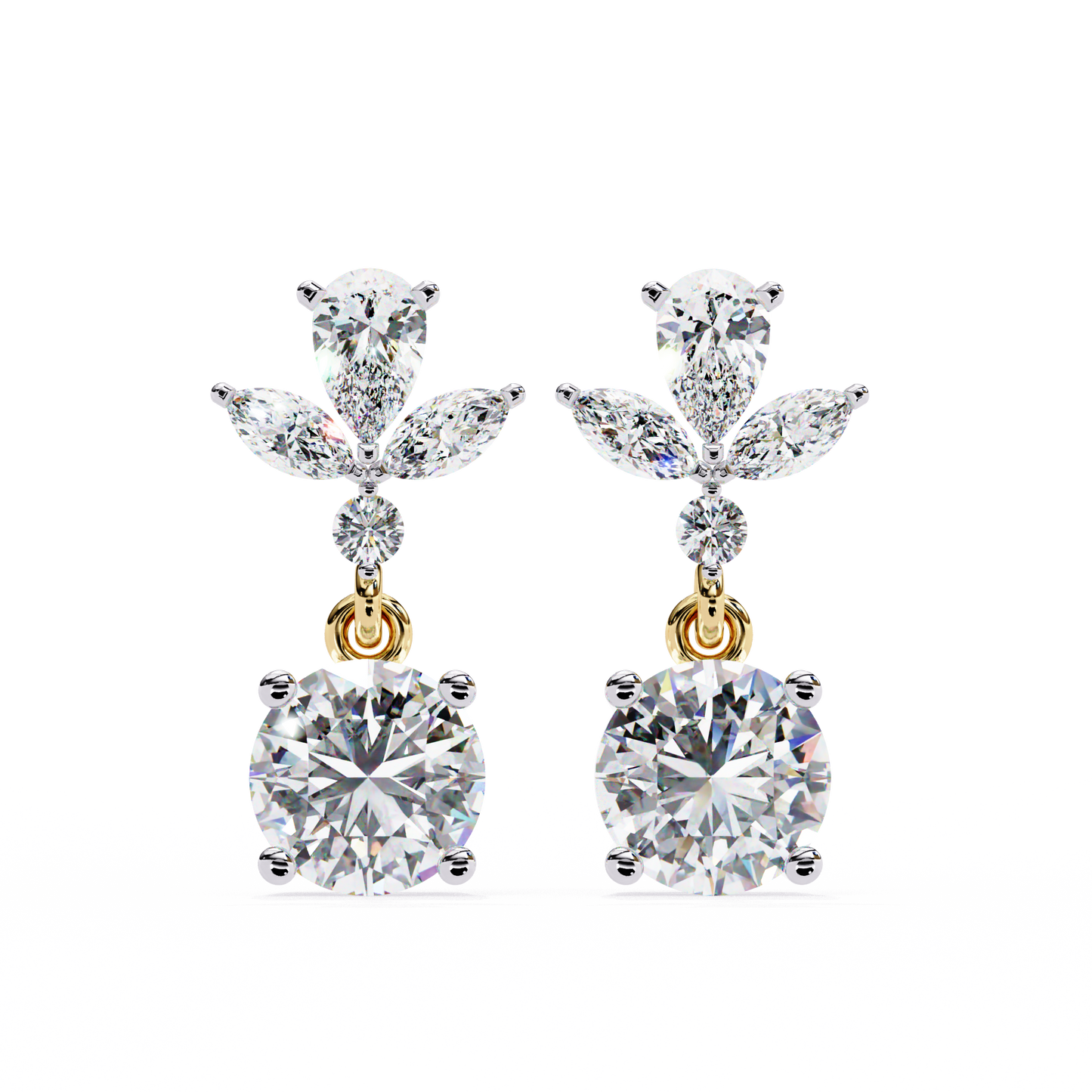 Eternal Drop Solitaire Earrings