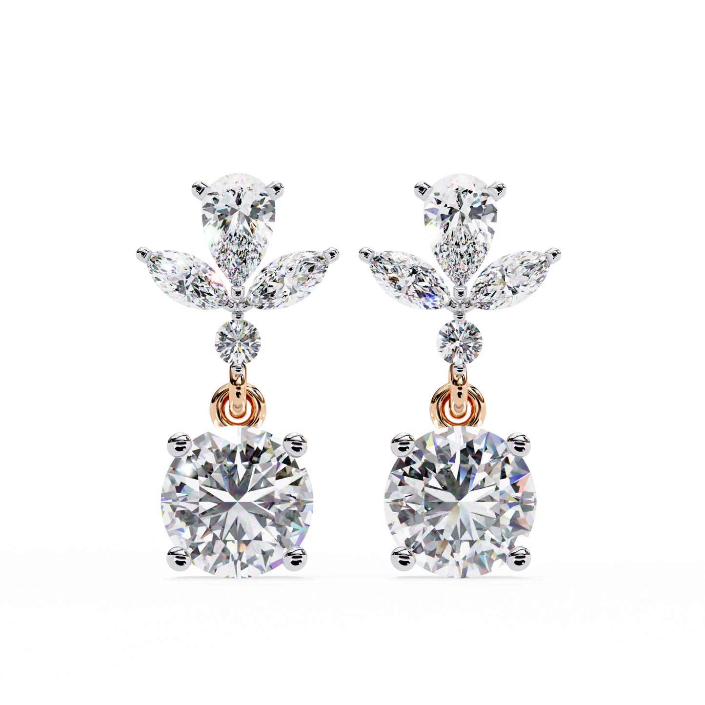 Eternal Drop Solitaire Earrings