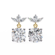 Pure Flow Solitaire Drop Earrings