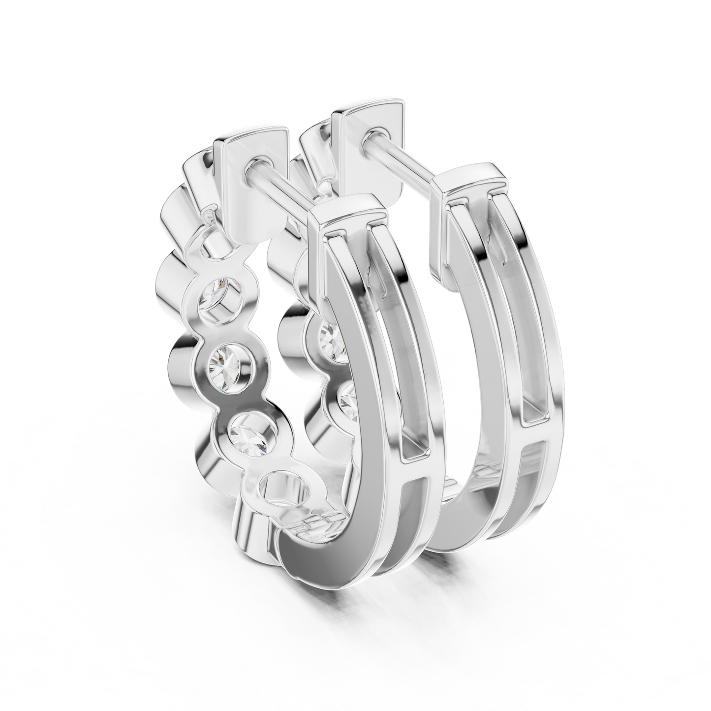 Glow Ringlets Diamond Earrings