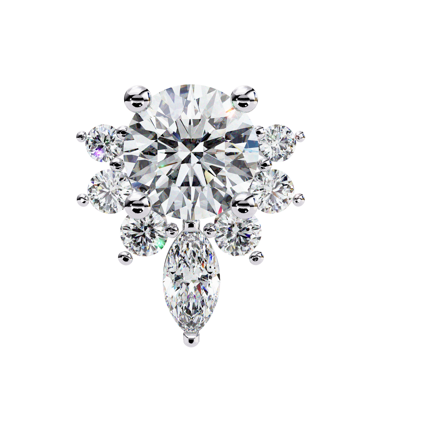 Celestial Fall Diamond Earrings