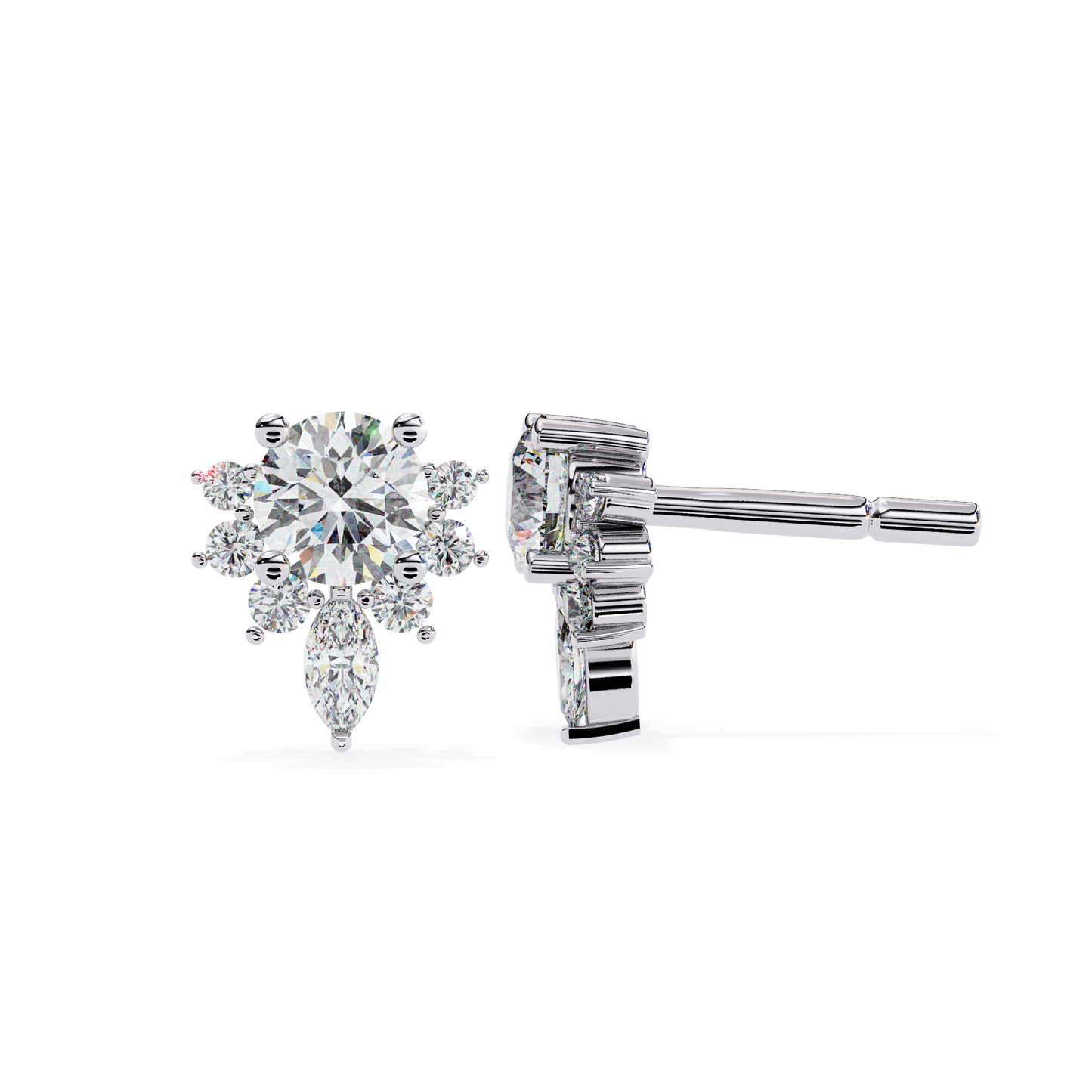Celestial Fall Diamond Earrings