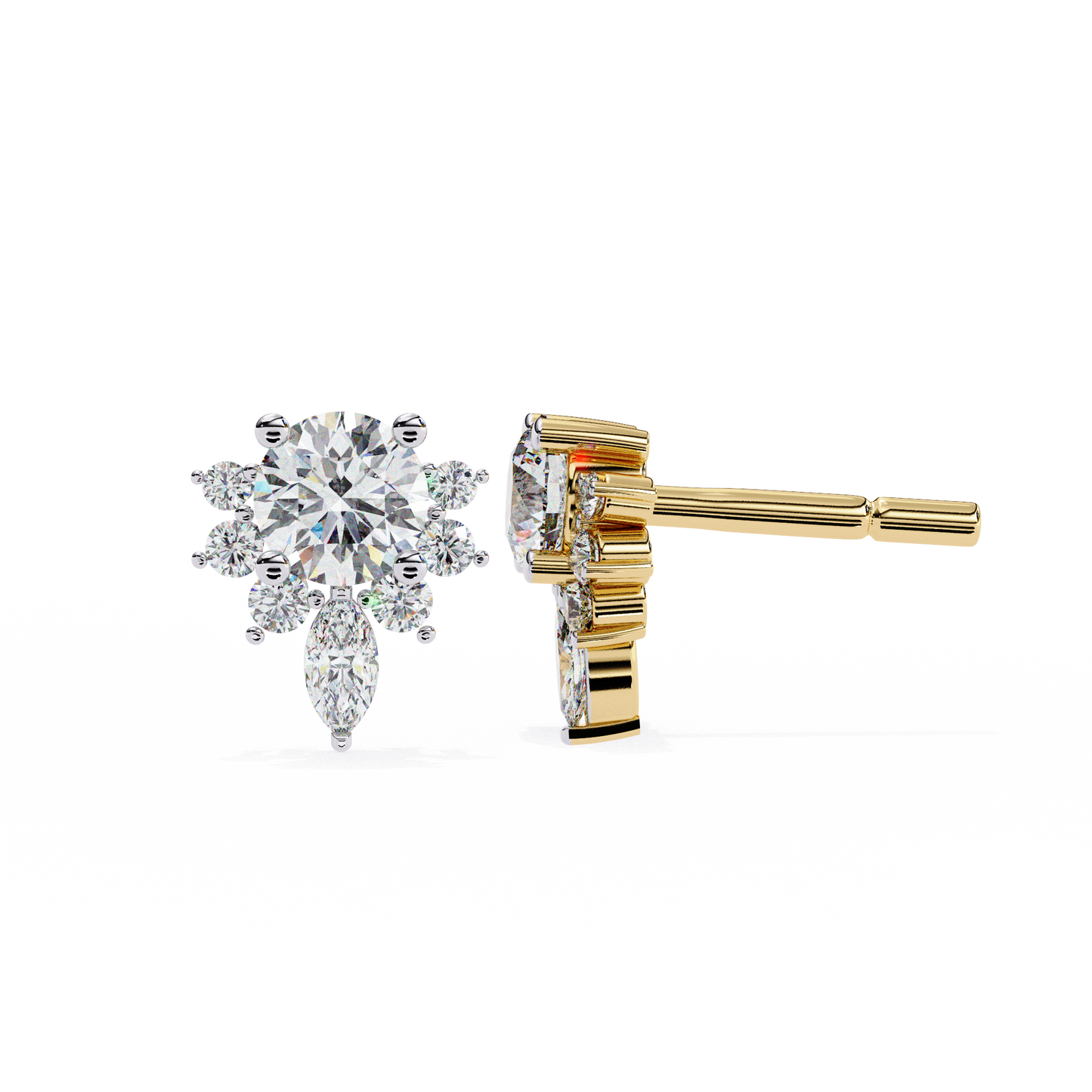 Celestial Fall Diamond Earrings