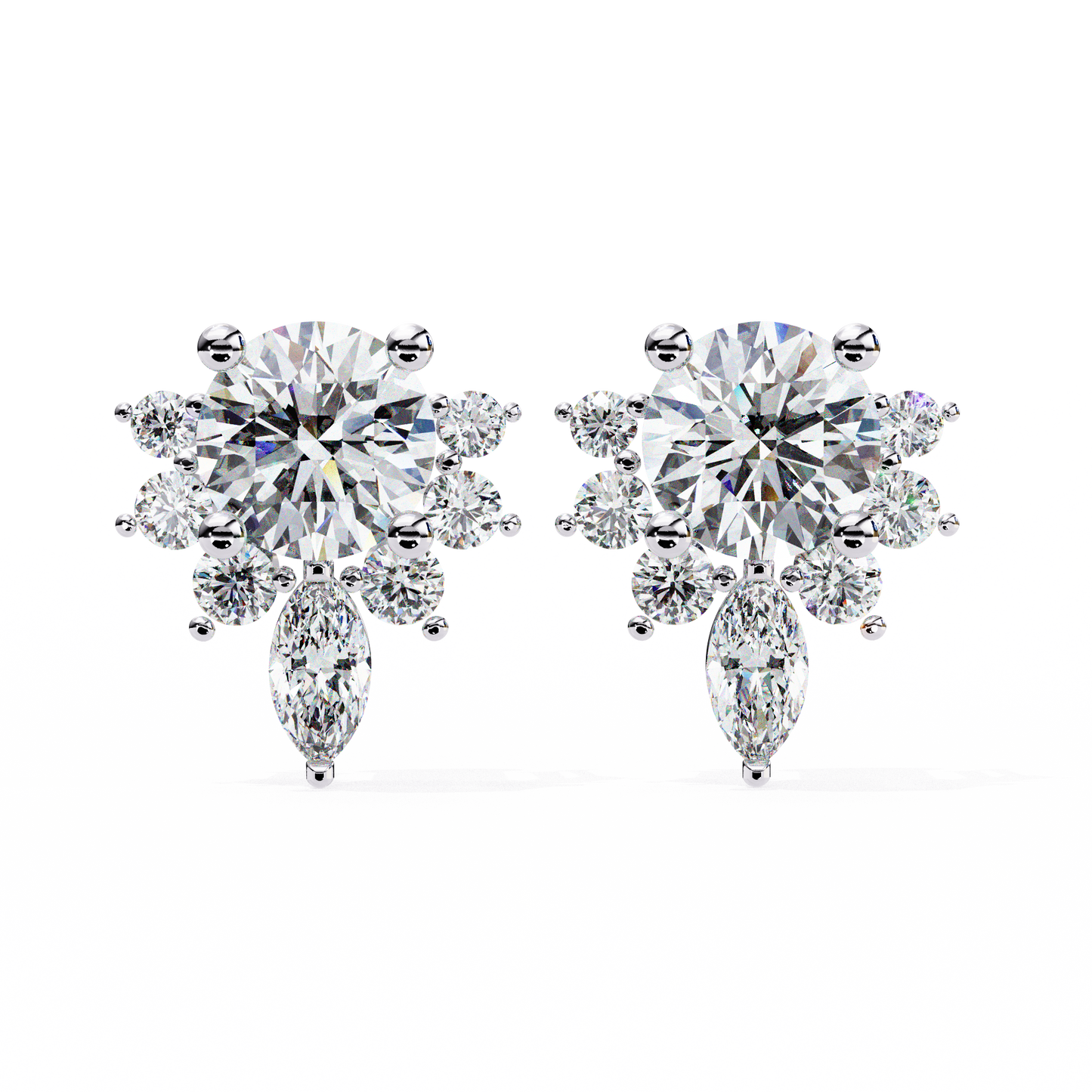 Celestial Fall Diamond Earrings