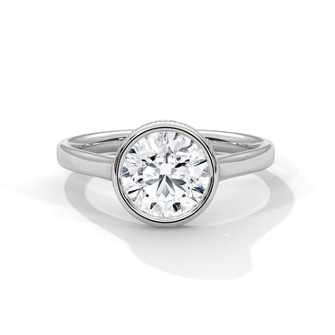 Prismatic Echo Round Diamond Ring