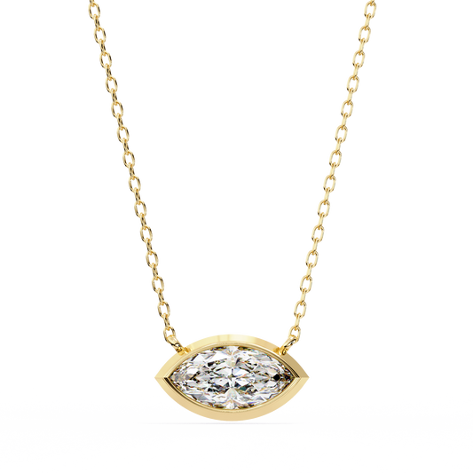 Serenova Grandeur Marquise Solitaire Pendant
