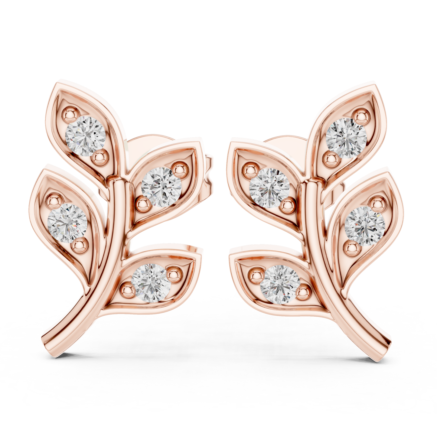 Flora Glint Diamond Earrings