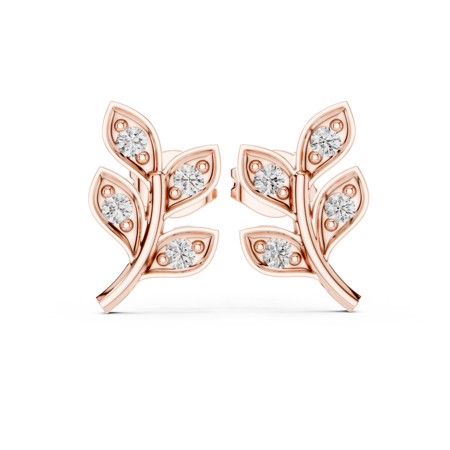 Flora Glint Diamond Earrings