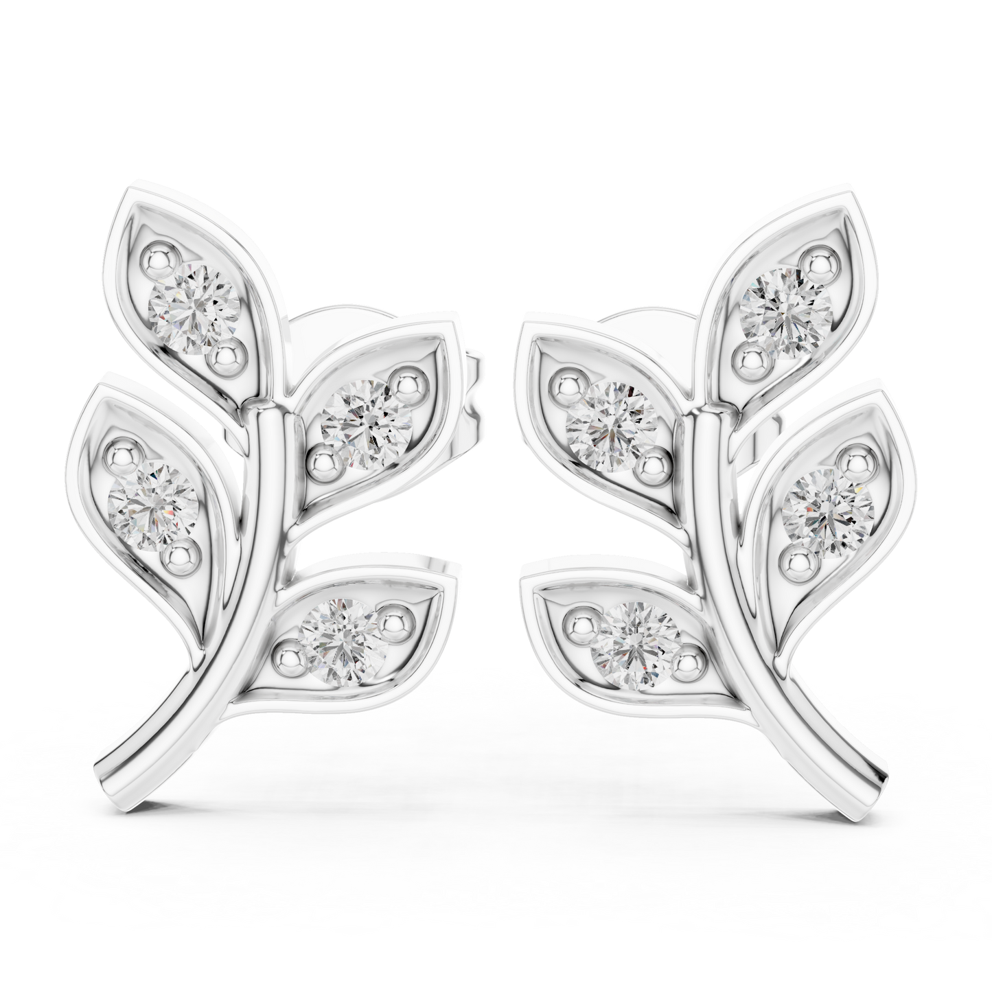 Flora Glint Diamond Earrings