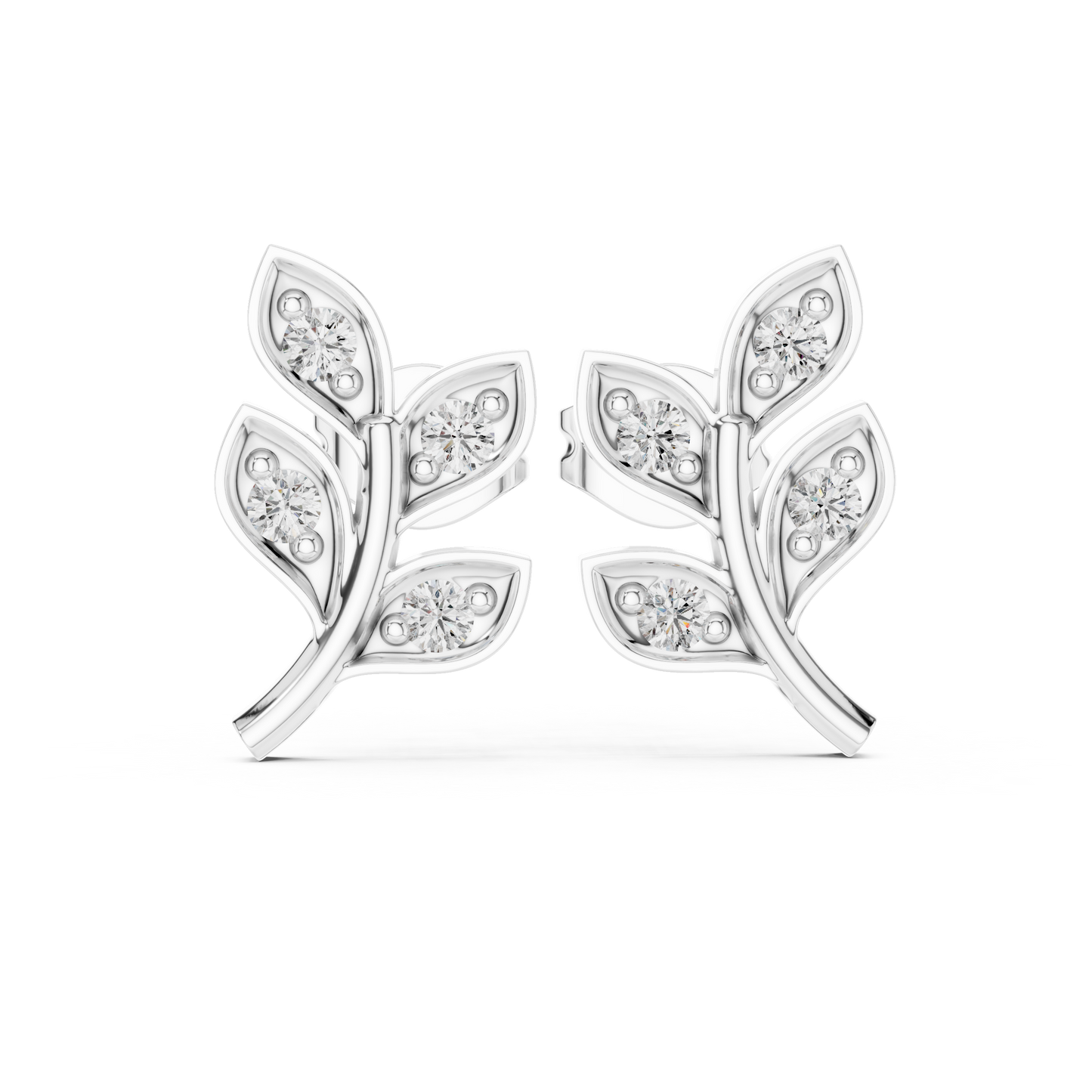 Flora Glint Diamond Earrings