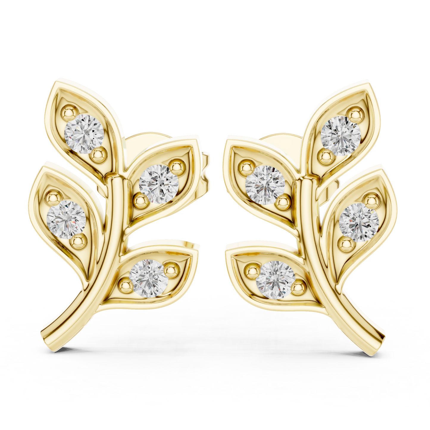 Flora Glint Diamond Earrings