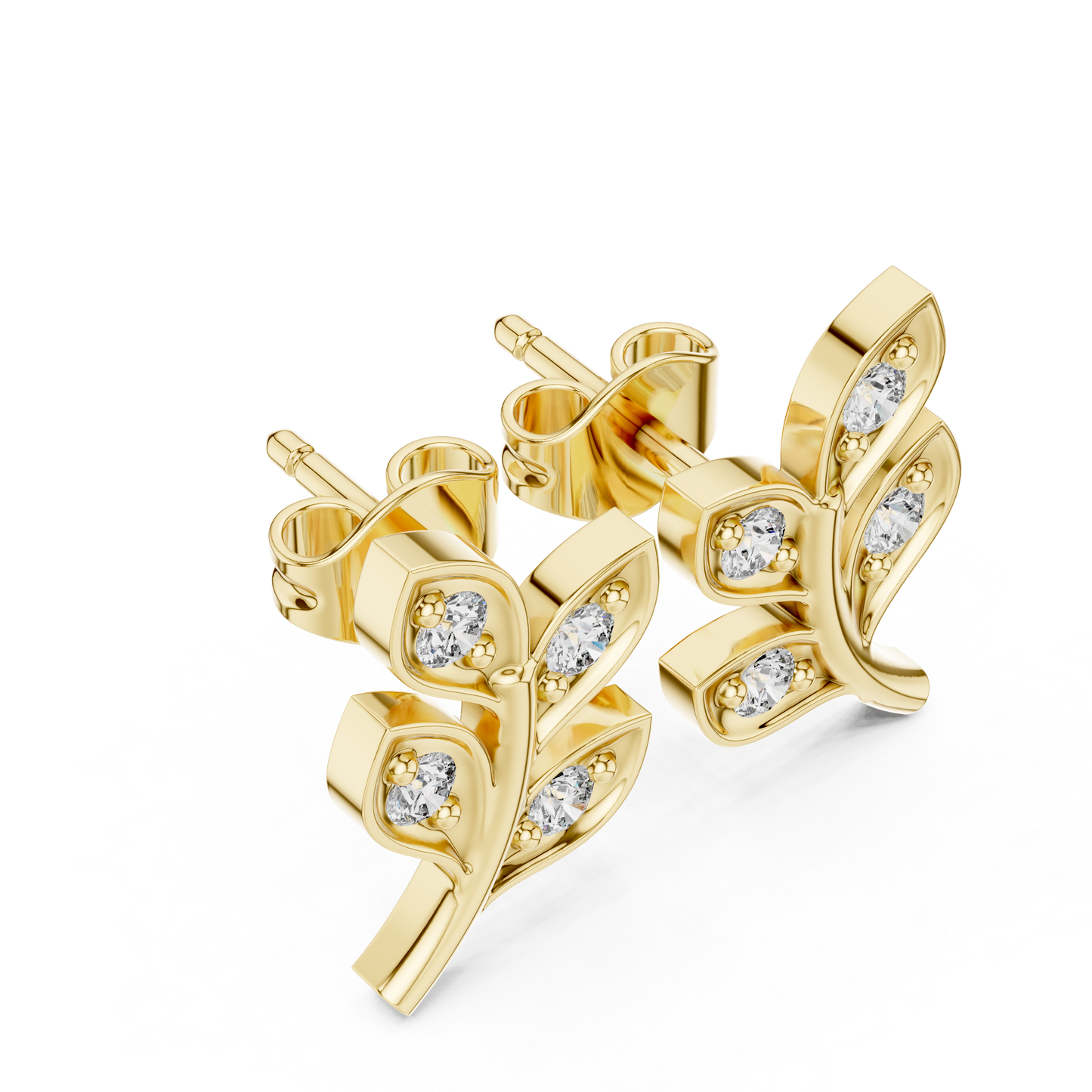 Flora Glint Diamond Earrings