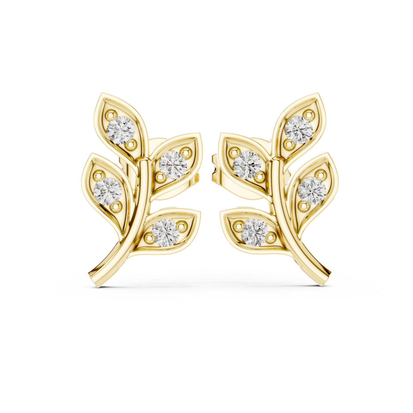Flora Glint Diamond Earrings