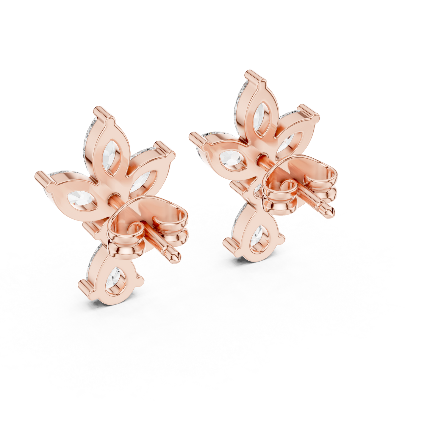 Petal Dusk Diamond Earrings