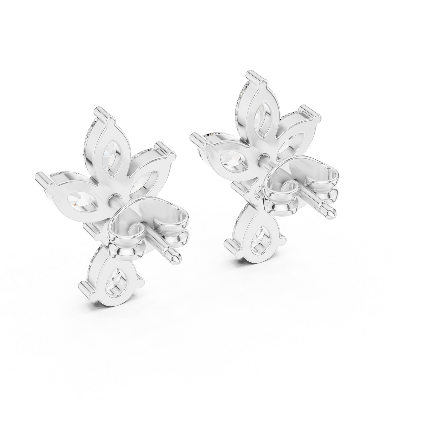 Petal Dusk Diamond Earrings