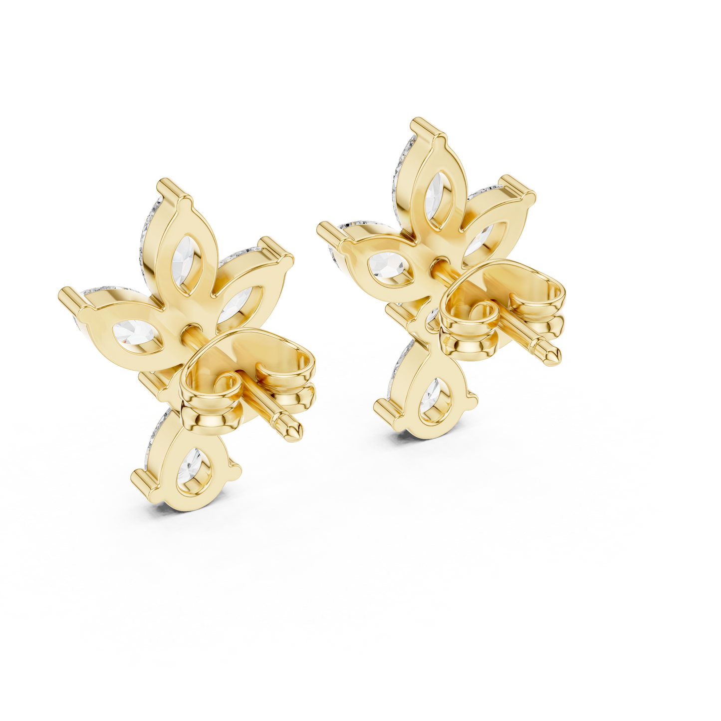 Petal Dusk Diamond Earrings