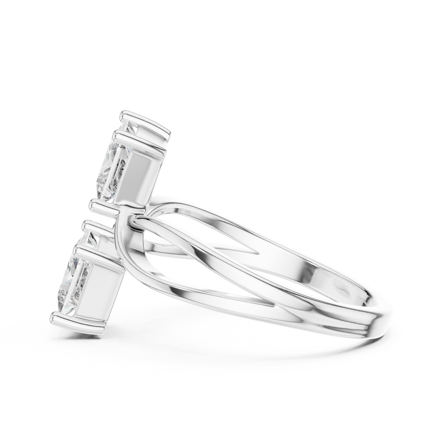 Duoré Dual Solitaire Ring