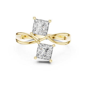 Duoré Dual Solitaire Ring