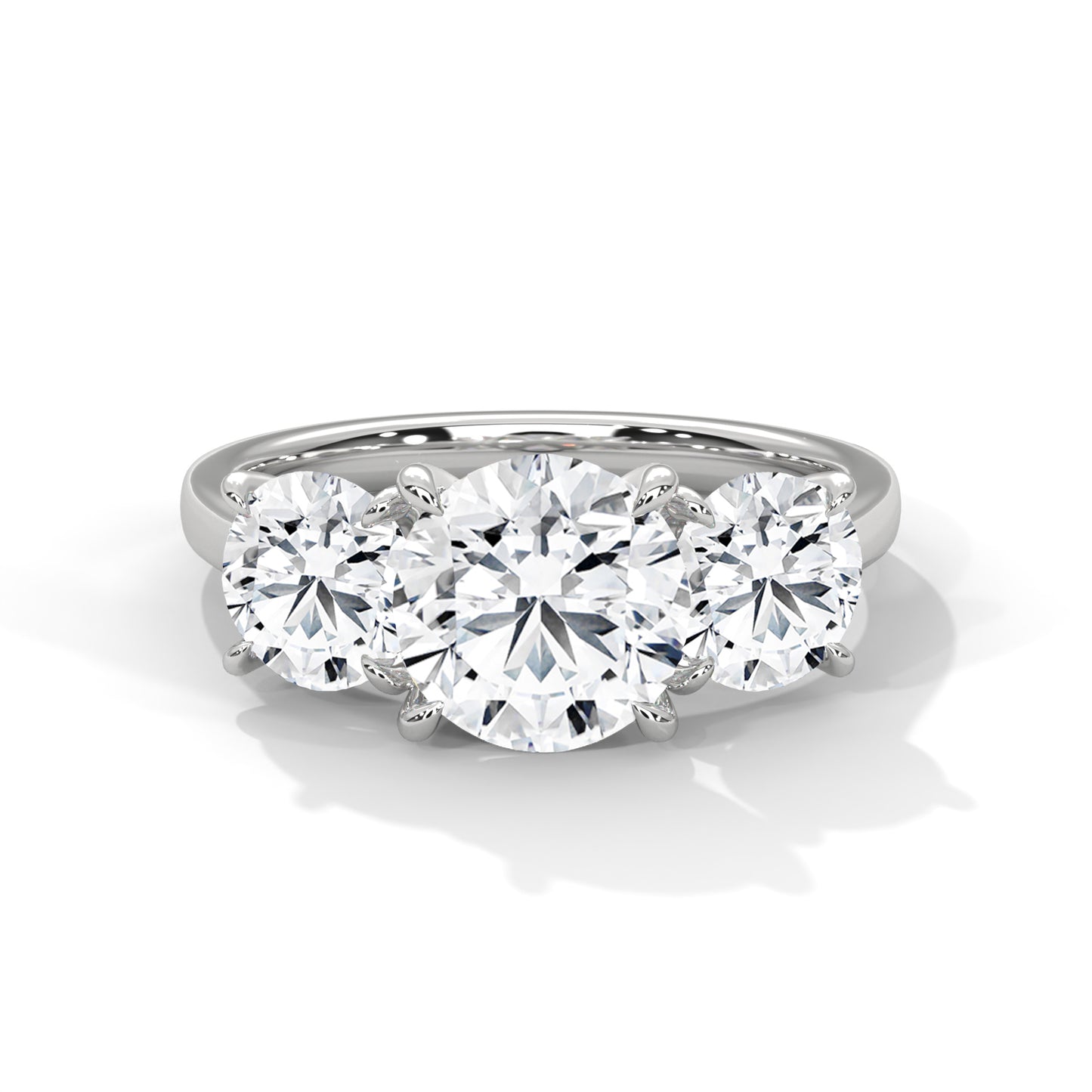 Eternal Ember Round Solitaire Ring