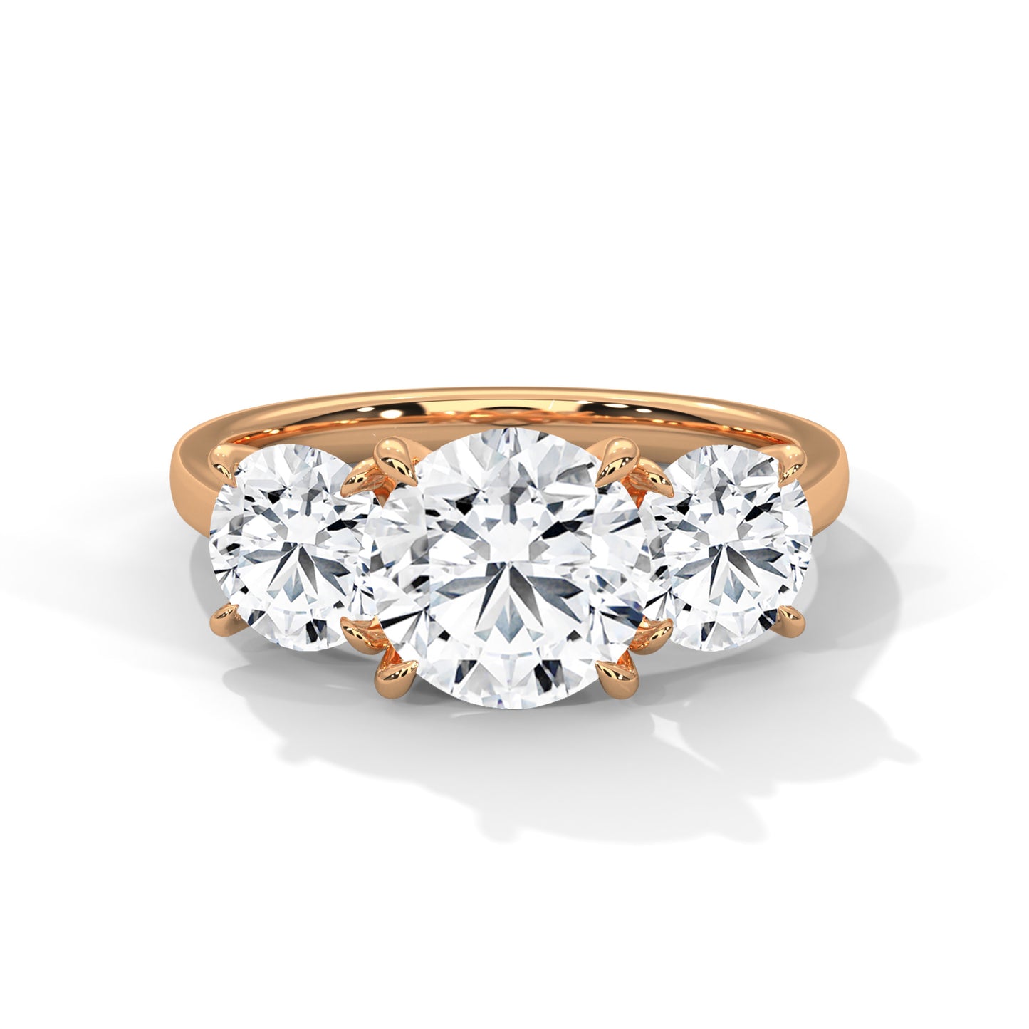 Eternal Ember Round Solitaire Ring
