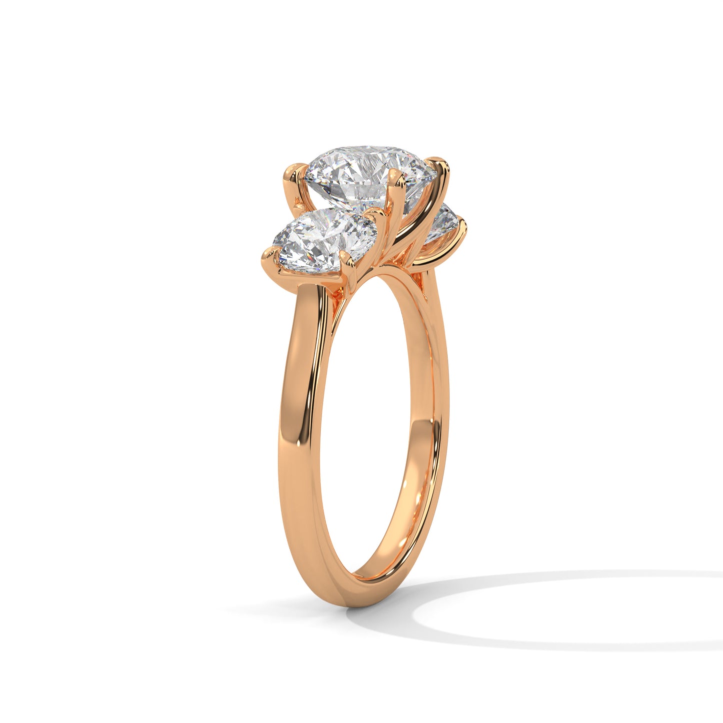 Eternal Ember Round Solitaire Ring