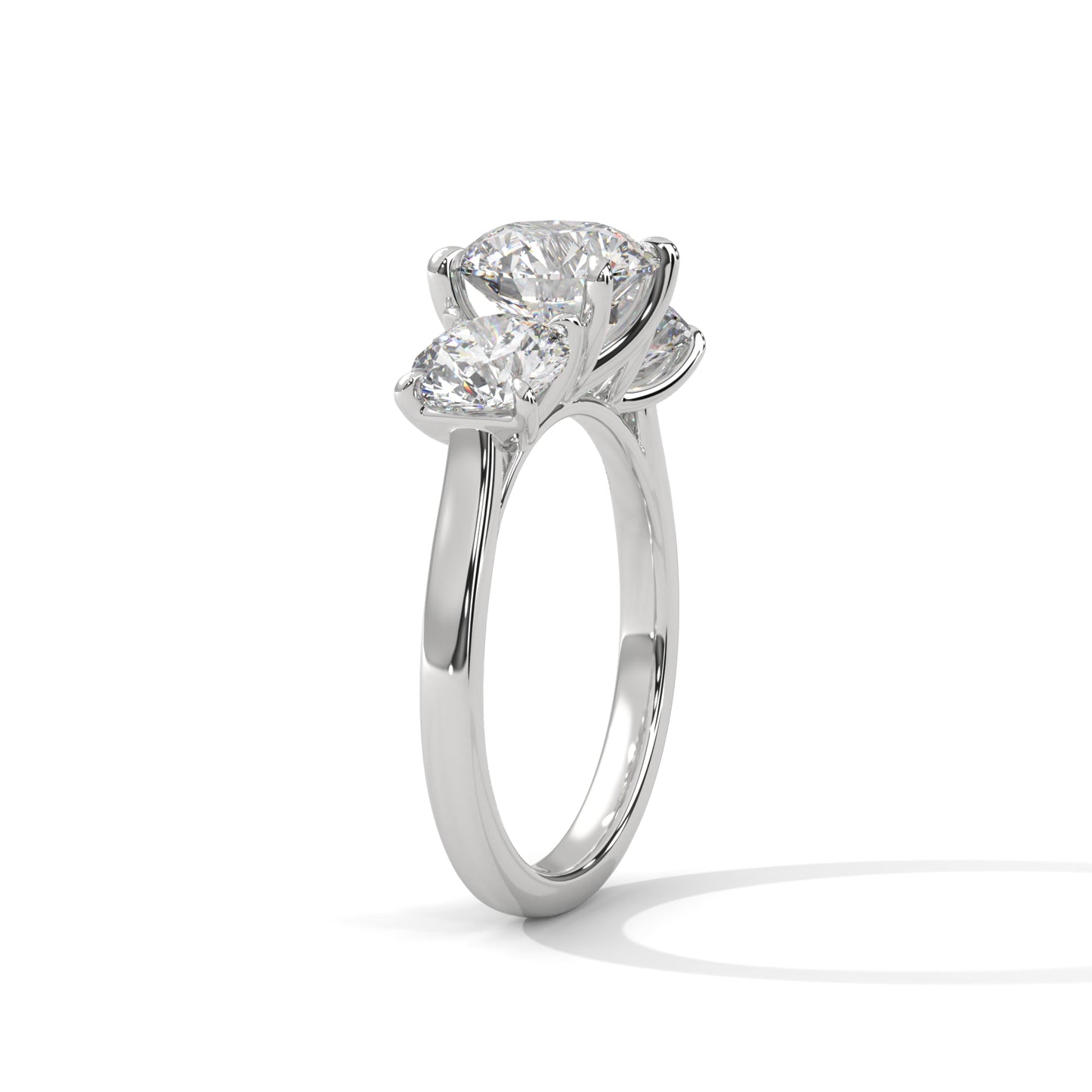 Eternal Ember Round Solitaire Ring