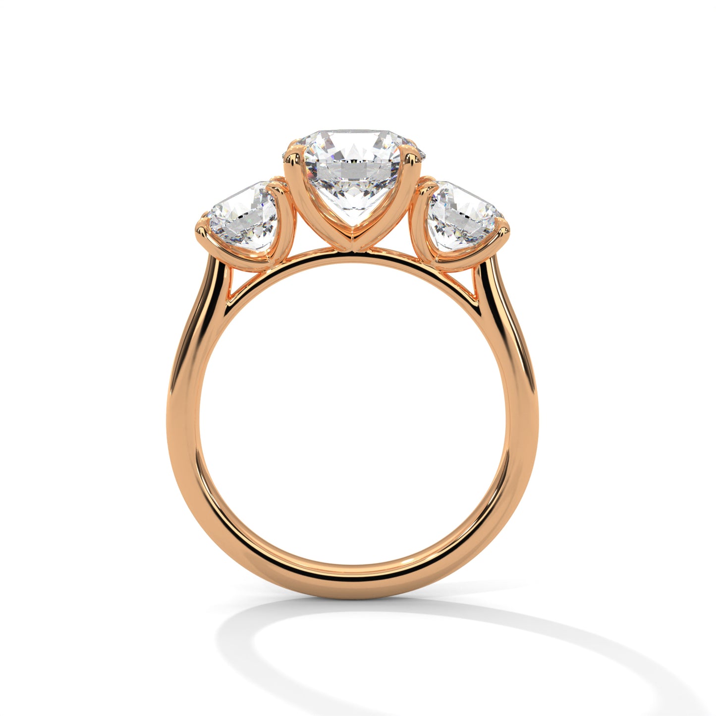 Eternal Ember Round Solitaire Ring