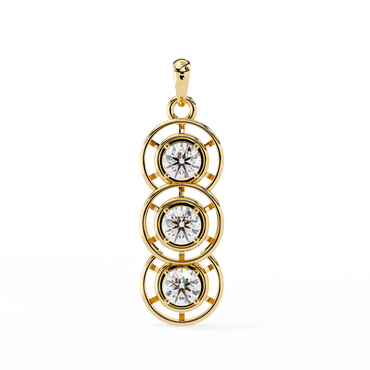 Vionette Cluster Diamond Pendant