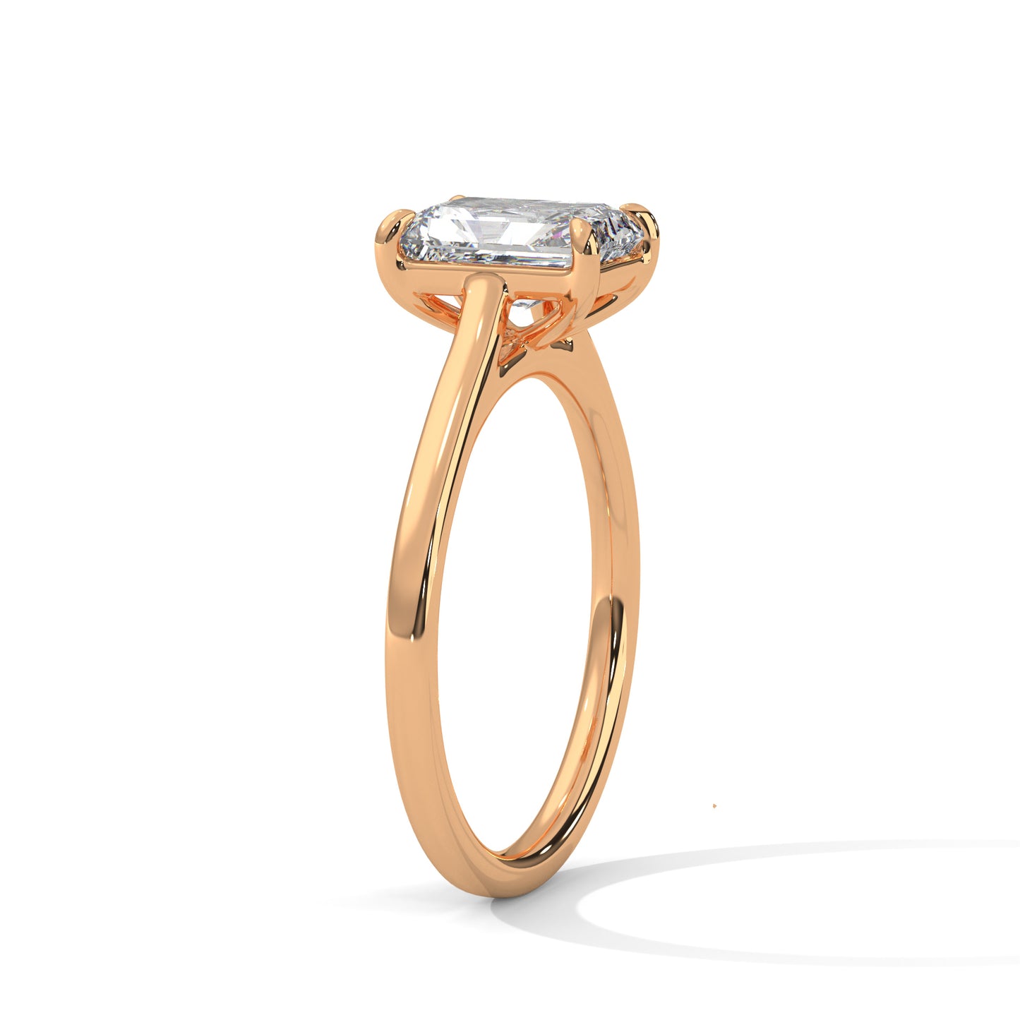 Luminous Oath Emerald Solitaire Ring