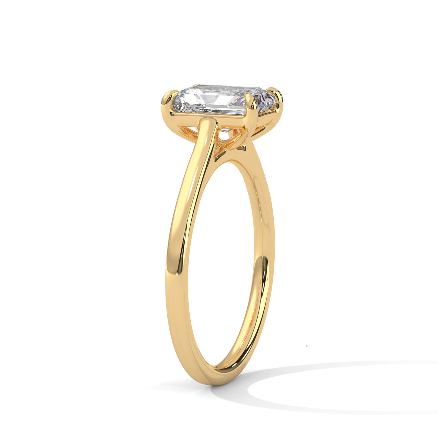Luminous Oath Emerald Solitaire Ring
