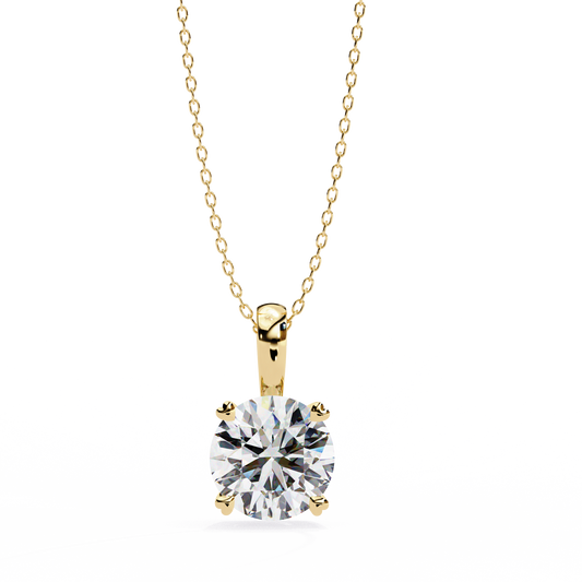 Eloria Souveraine Round Diamond Pendant