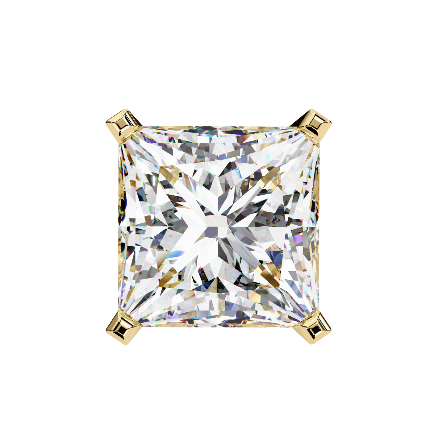 Zeylora Solitaire Diamond Earrings