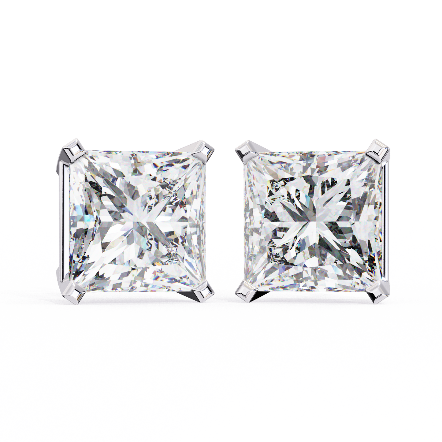 Zeylora Solitaire Diamond Earrings