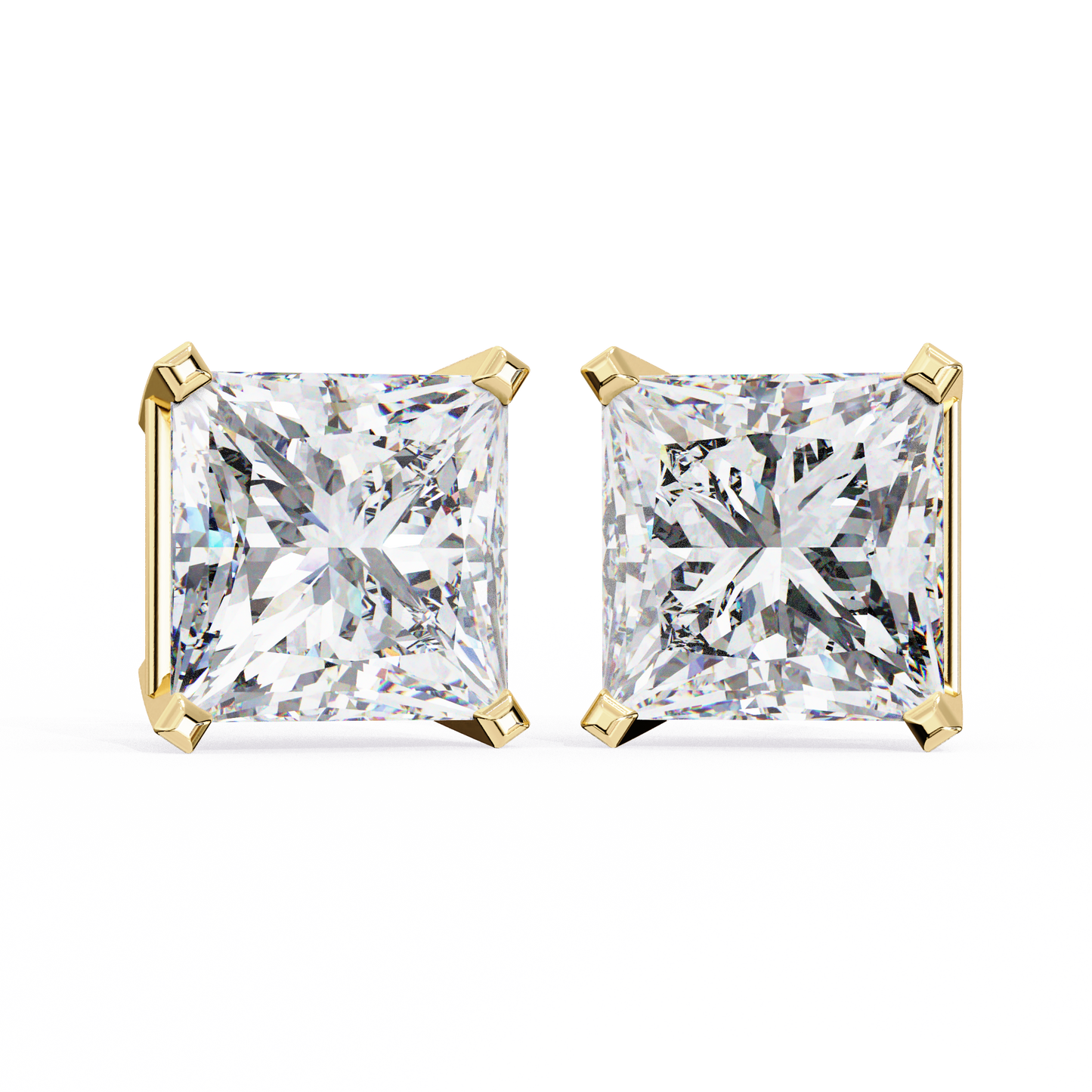 Zeylora Solitaire Diamond Earrings