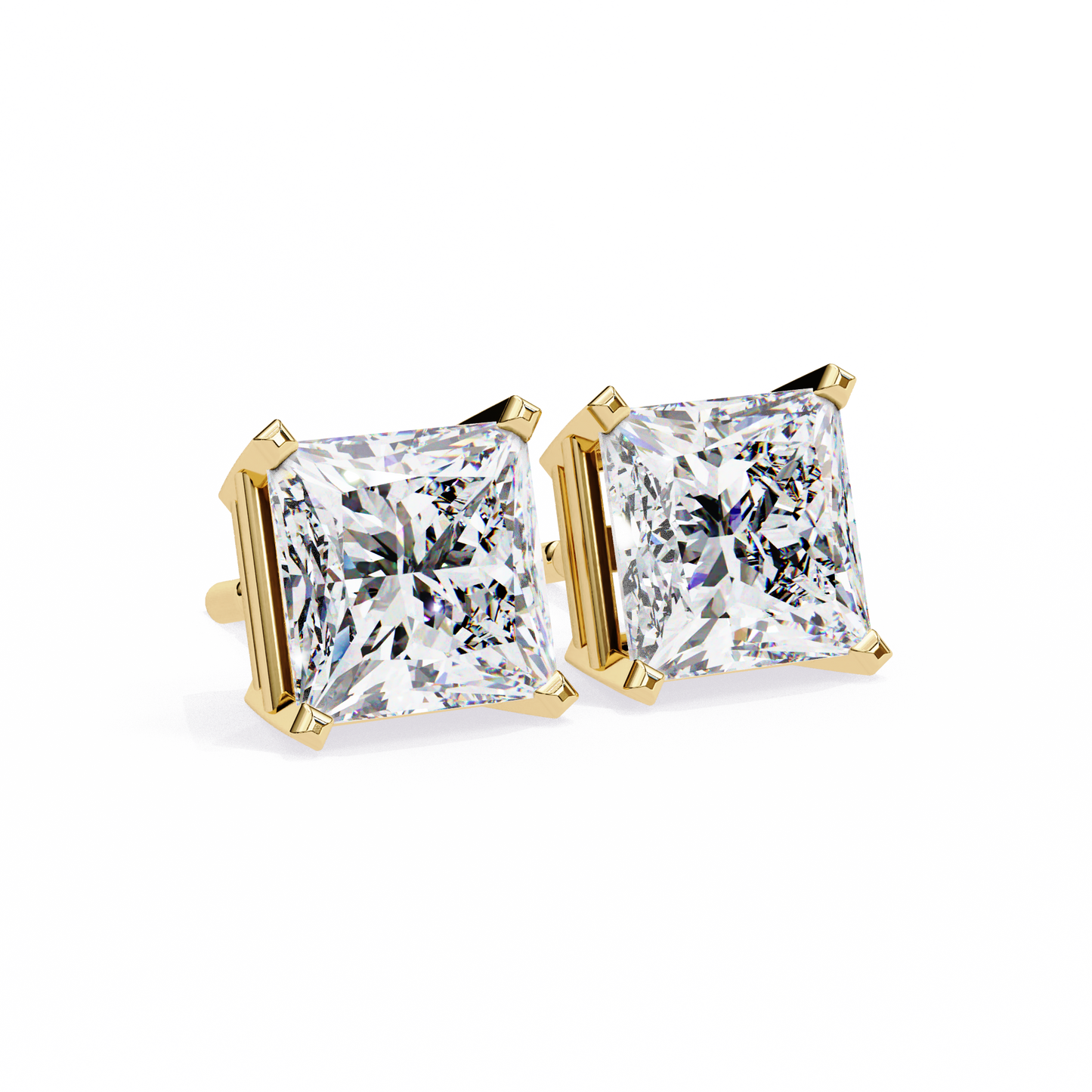 Zeylora Solitaire Diamond Earrings