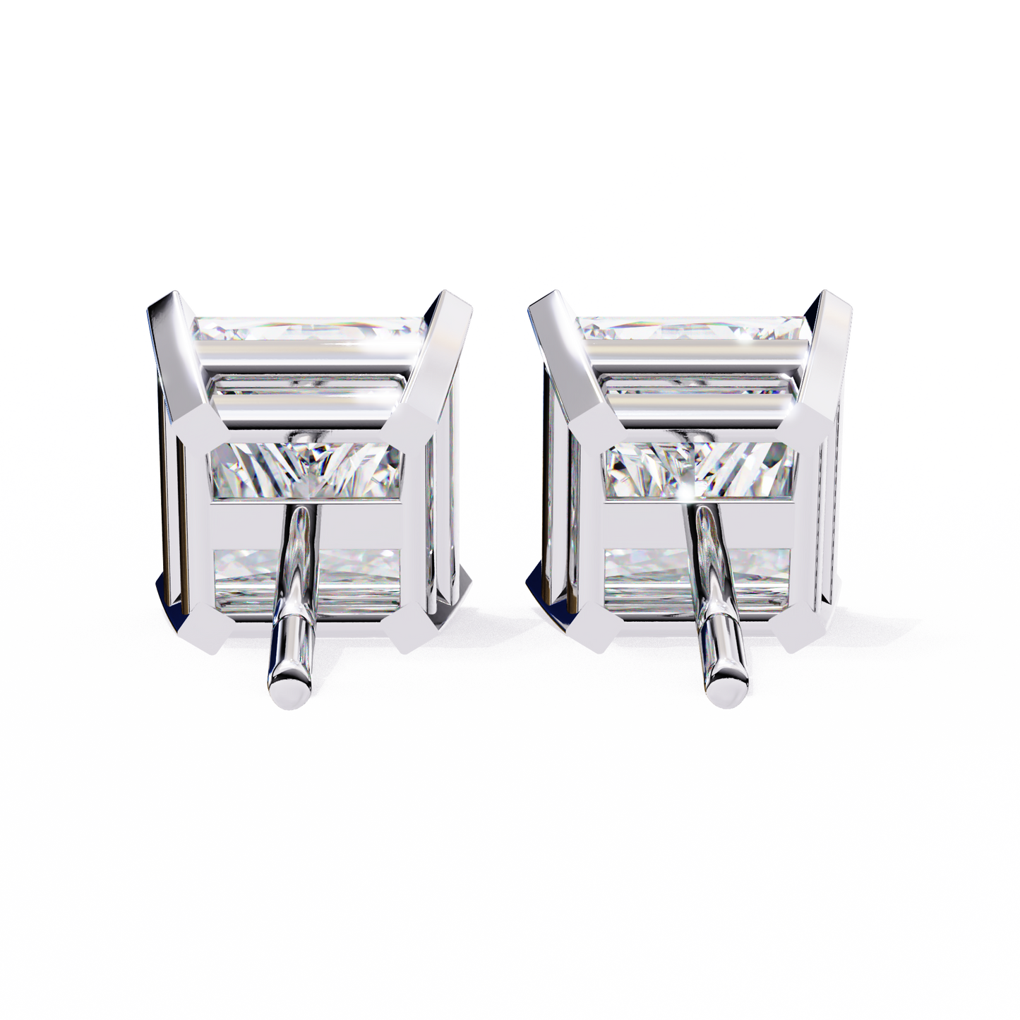 Zeylora Solitaire Diamond Earrings