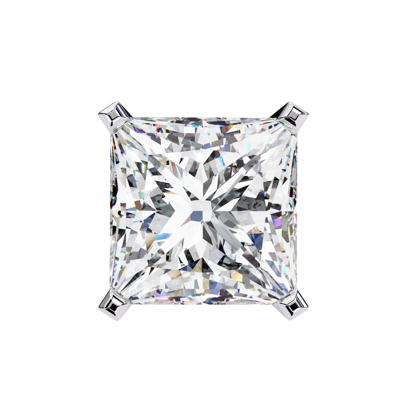 Zeylora Solitaire Diamond Earrings