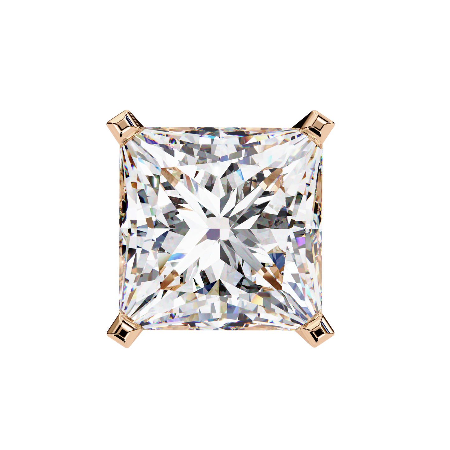 Zeylora Solitaire Diamond Earrings