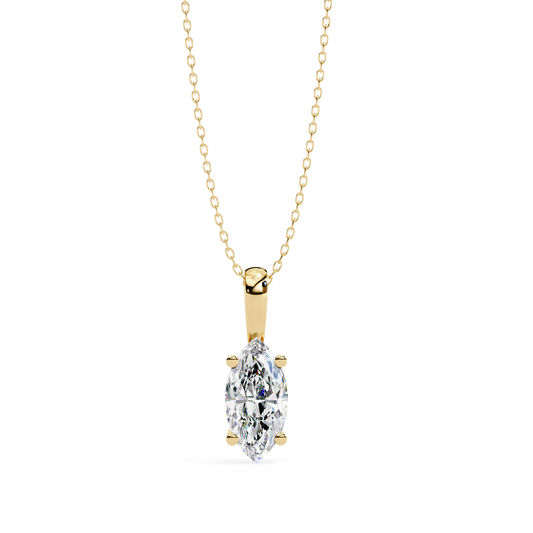 Vionna Renaissance Marquise Solitaire Pendant