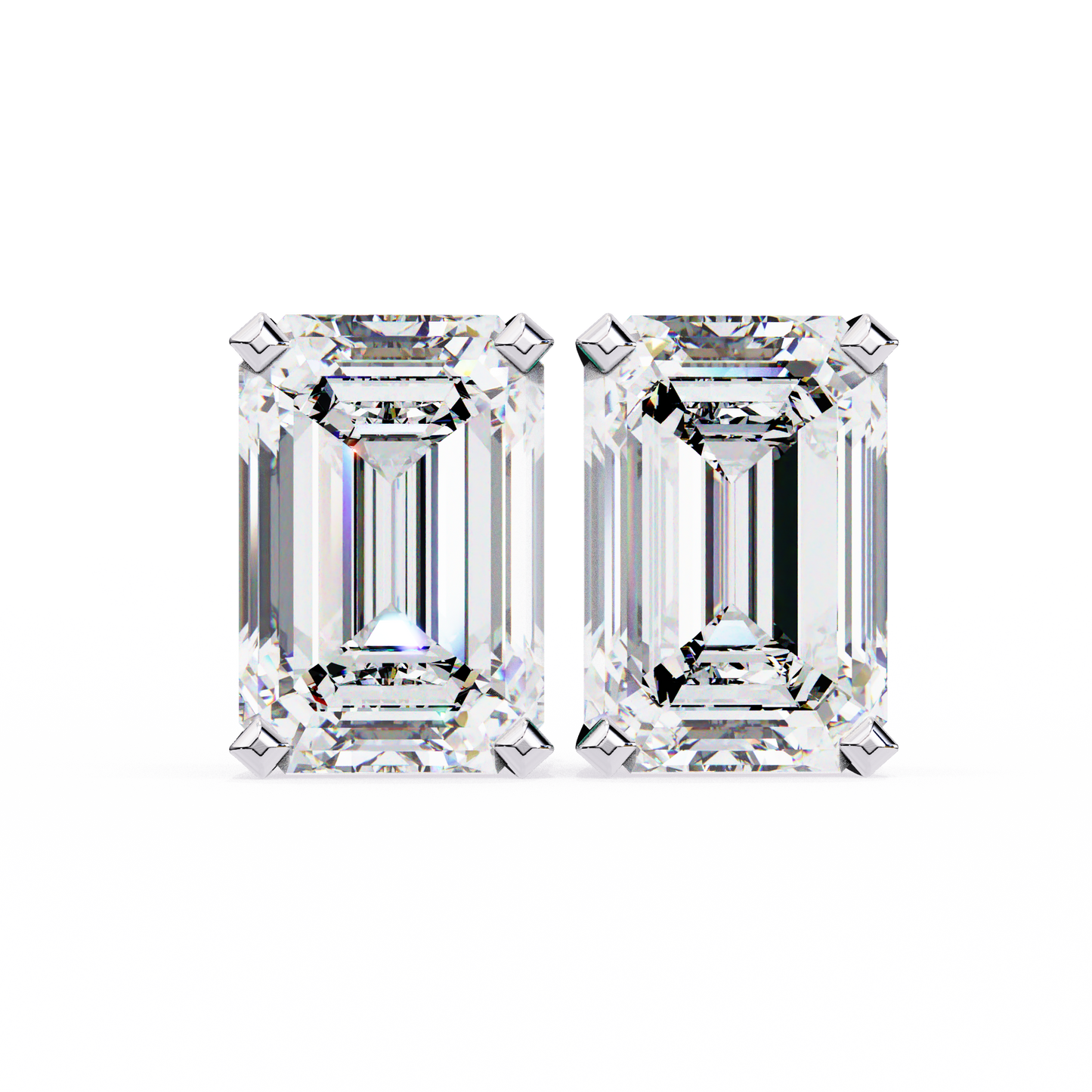 Luxverra Solitaire Diamond Earrings