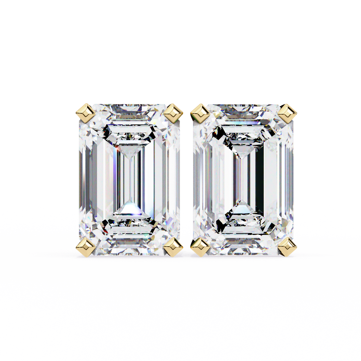 Luxverra Solitaire Diamond Earrings