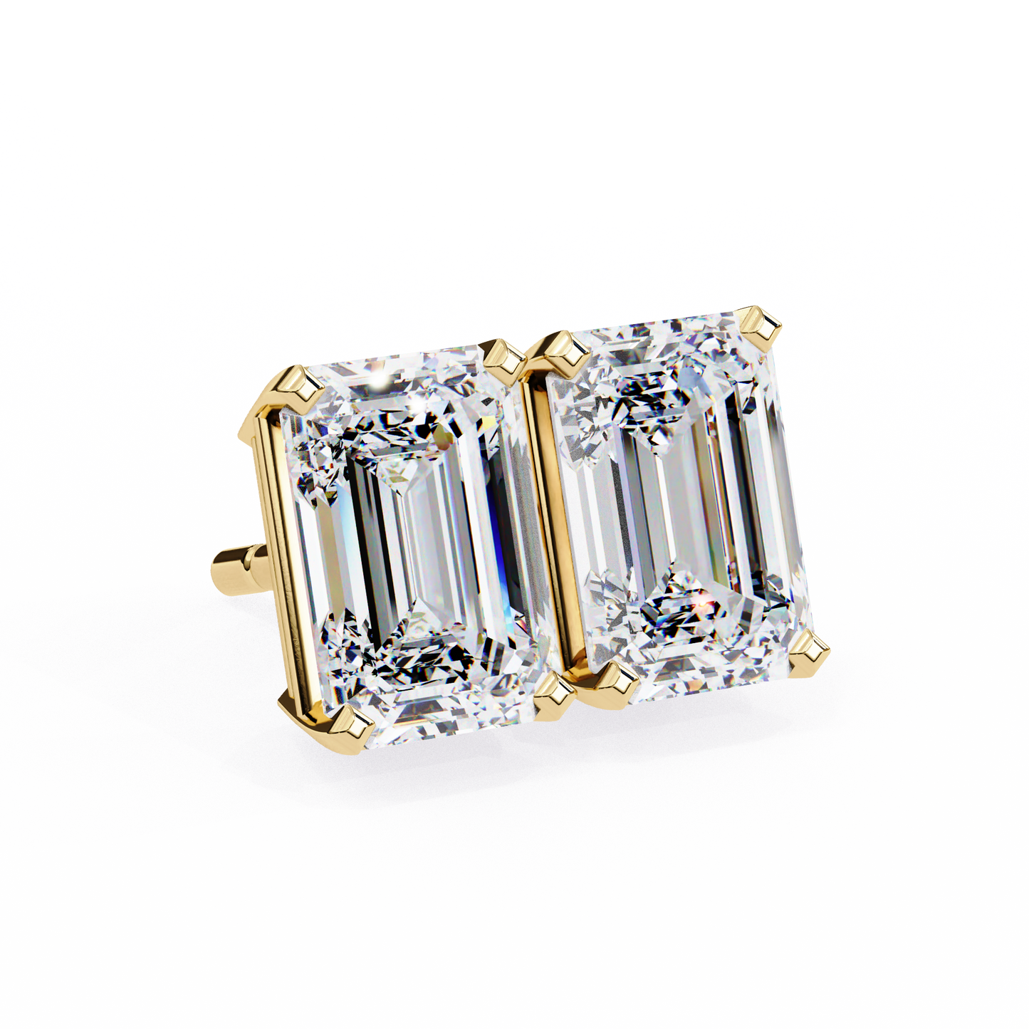 Luxverra Solitaire Diamond Earrings