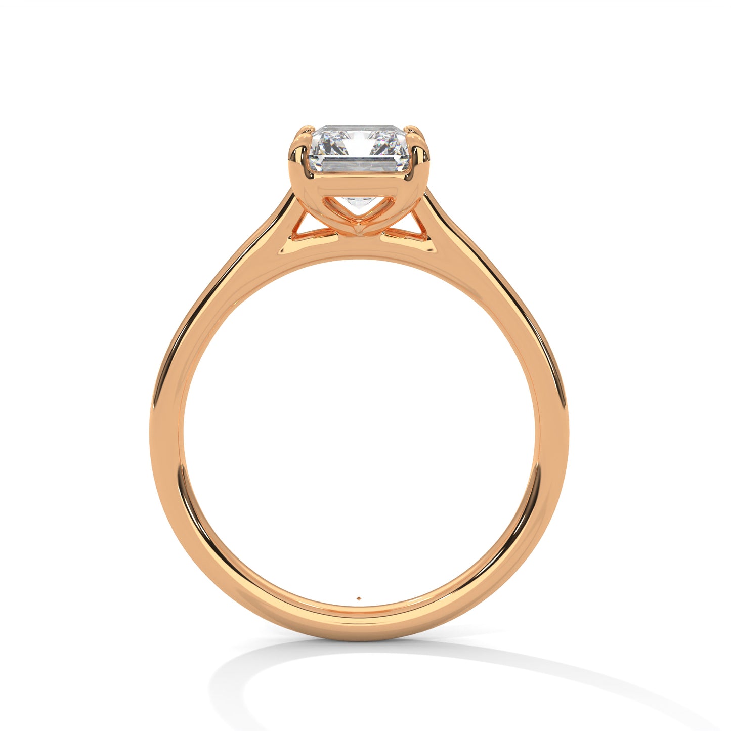 Luminous Oath Emerald Solitaire Ring